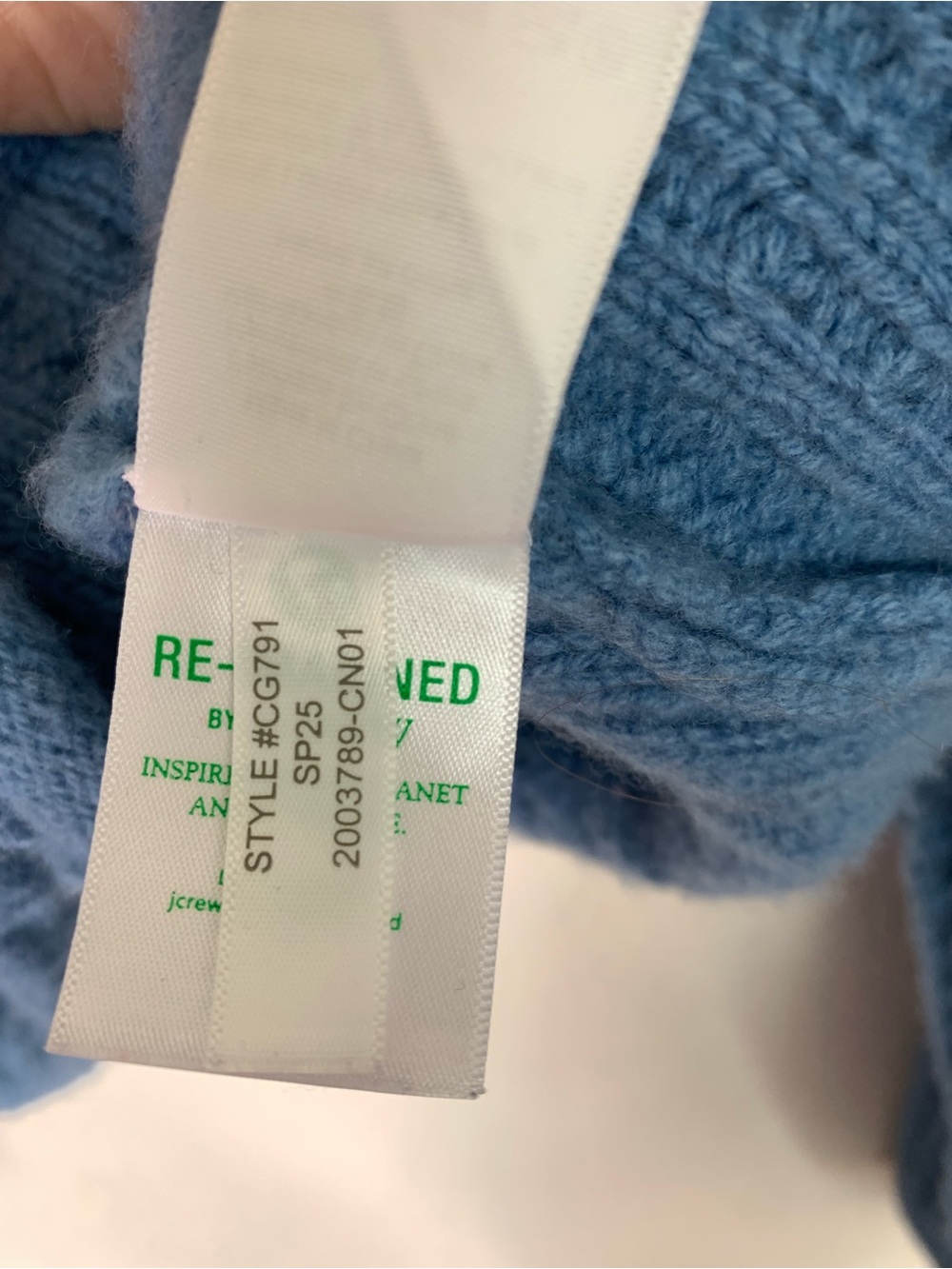 J Crew lambs wool double breasted cardigan size xl old money preppy - Picture 6 of 8
